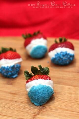 4th of july strawberries