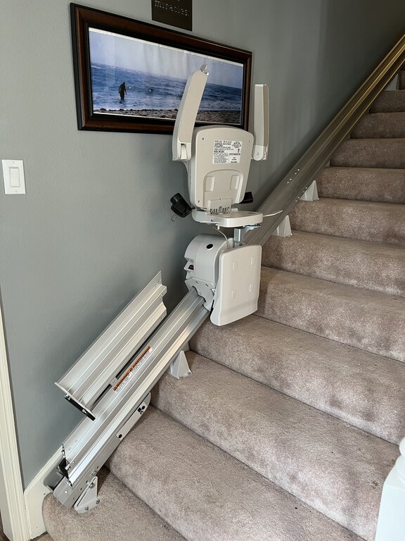 photo of stair lift